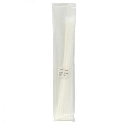 CV-75W. 50-unidades 500x7,2mm Blanca Sujetacables Plástico Nylon 7.2x500mm