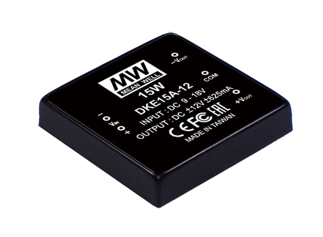 Conversor DC-DC modular 15W DKE15 - 18 a 36VDC - ±12V