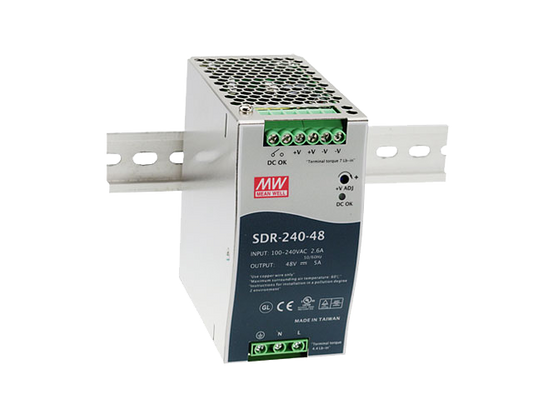 Fuente de poder Riel DIN 240W metal SDR-240 - 48V