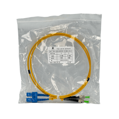 JFSCU1. 1 metro SC/UPC-ST/APC Monomodo SM Dúplex Cable Puente de Fibra 3.0mm 9/125um