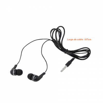 AUDIF-E Audifonos EV-10 3,5mm-Macho Cable Plug Plus