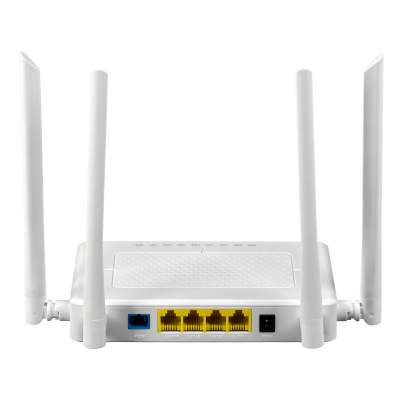 WK-3804AW WOLCK ONU XPON Doble Banda WiFi AC 2,4/5GHz 4-Puertos 1000Mbps 1-PON-SC/PC Incluye Fuente 12V