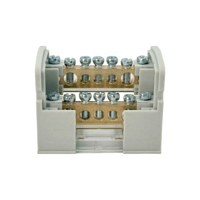 REPA-7 Repartidor Bipolar de 2x7 Polos, 125A, 40ºC, 500V, para Conductores de 1,5 a 25mm2