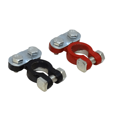 BAT-TERM PAR Terminales para Bateria Bronce/Plomo 3-Pernos c/u