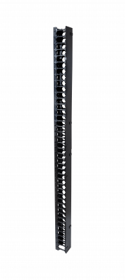 RAD-P42V 42U-187cm Organizador Vertical 2-tapas-Metálicas Laterales-Plásticas Ancho-10cm Fondo-11cm