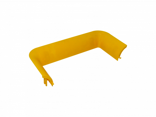 CCA-240-ET Adaptador cónico amarillo 240x100mm PC+ABS LSZH tipo macho-hembra