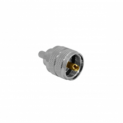 UM2C UHF-Macho RG58 LMR195 Conector Engarzable