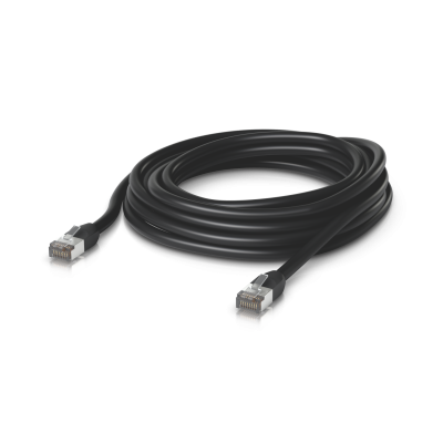 NOP-8 UBIQUITI 8 metros Negro F/UTP Categoría 5e Cable de Parcheo para Exterior UACC-Cable-Patch-Outdoor-8M-BK