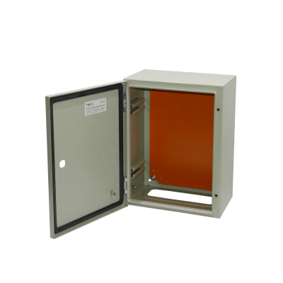ST3-420 TIBOX 400x300x200mm 1-puerta c/cerradura Gabinete Metálico Tablero IP66 Beige