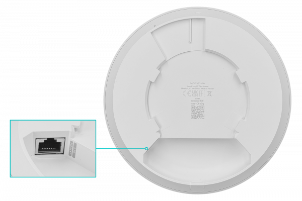 U7-LITE UBIQUITI 5Gbps 2x2 WiFi7 1-Puerto-2500 2,4/5GHz 4/5dBi necesita-U-POE++30W 13W