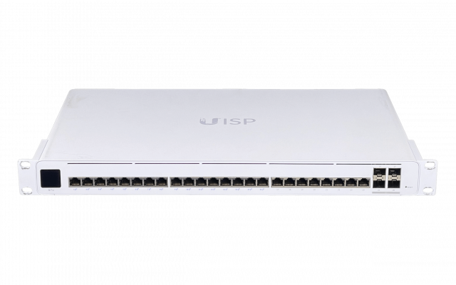 UISP-S-PRO-LIQ. USADO UBIQUITI Switch 24-1000(16PoE-Pasivo 4-SFP+10G 27V/220W-tot 100-