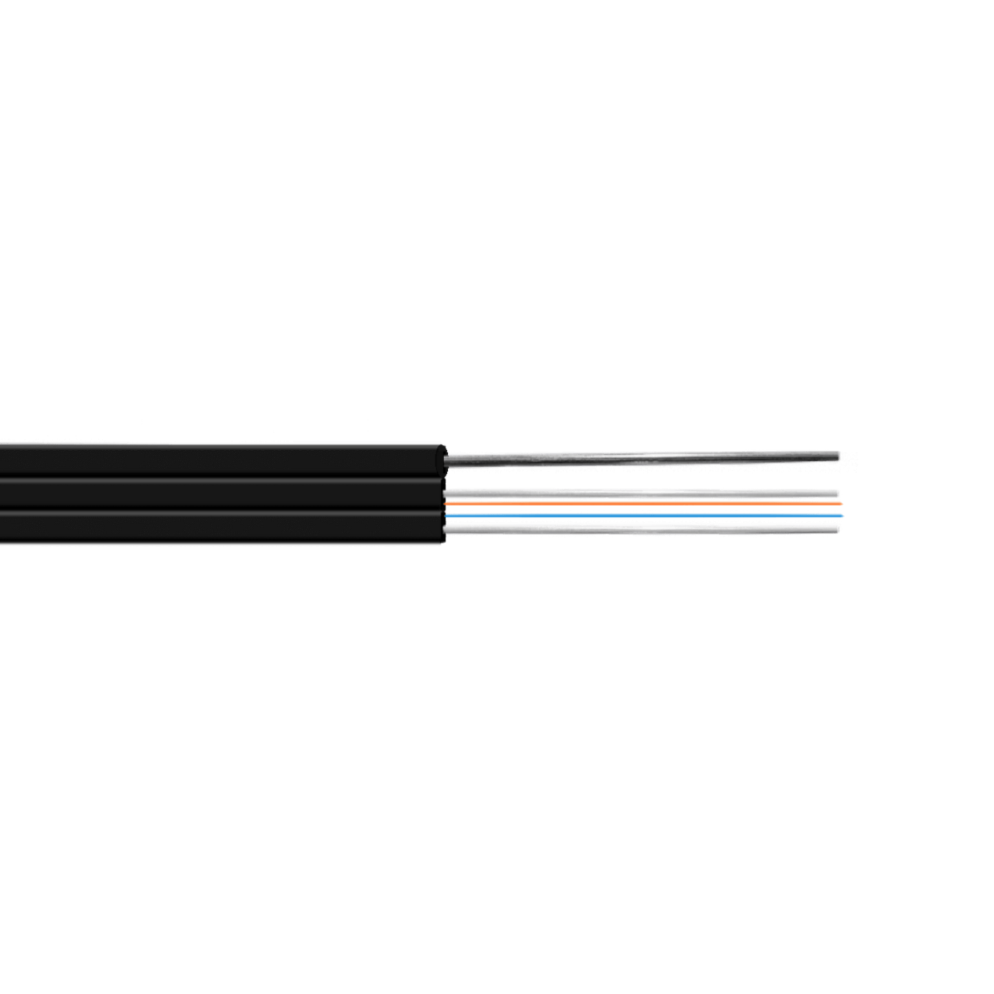 CFSQ2-F FURUKAWA Cable de acometida de 1 kilómetro LSZH con 2 fibras monomodo G657A2 y elemento portante de 1mm 19842213