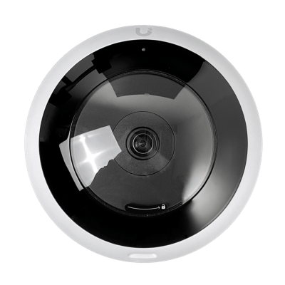 UVC-AI-360-W UBIQUITI Color blanco Cobertura total 360 grados PTZ Resolución 5 megapíxeles 1920x1920 Visión nocturna infrarroja Distancia 1 a 1000 metros Alimentación PoE activa Protección IPX4 Resistencia a impactos IK08