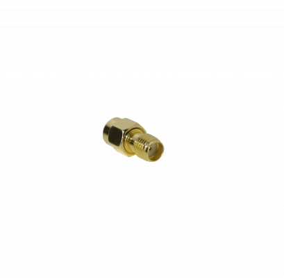 RMSH Conector RPSMA-Macho a Conector SMA-Hembra Adaptador Acoplador Coaxial