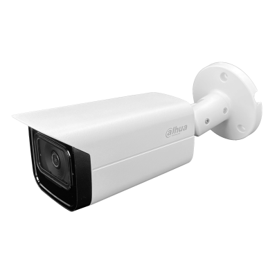 CAMA-2501. DAHUA Sensor 5MP alcance infrarrojo 80 metros óptica 3,6mm Cámara Tipo Bala Analógica certificación IP67 protocolo HDCVI micrófono incorporado aspecto 16:9