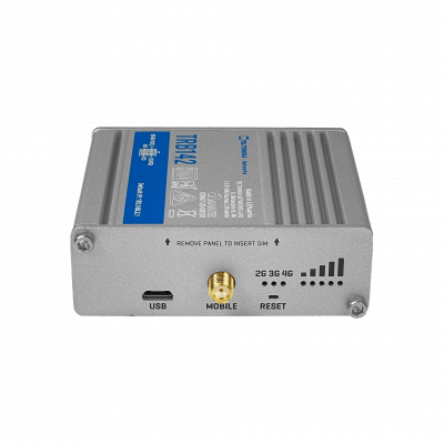 TRB142 TELTONIKA Pasarela RS232 4G/LTE-Cat1 3G/2G 1-Tarjeta SIM 1-Antena SMA USB 2-Entradas/Salidas 9-30V