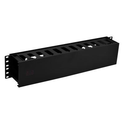 RAD-2L LINKMADE Bandeja de Plástico para Ordenador de 2U, Profundidad 73mm, para Rack de 19 Pulgadas