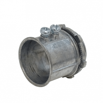 EMT40-SA 40mm Zinc Conector de Salida con Hilo para Tubería Conduit Metálica Rígida