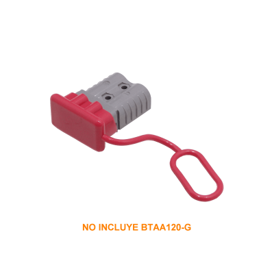 BTAA120-T. Cubierta protectora de goma color rojo para conector Anderson SB120 modelo BTAA120