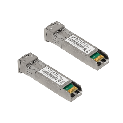 UF-MM-10G UBIQUITI Par de Transceptores SFP+ Multimodo 10Gbps 300m 850nm Doble LC DDM UACC-OM-MM-10G-D