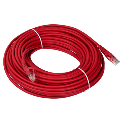 CPR-200L LINKMADE 20 metros CAT5E Rojo LSZH Cable de Conexión Moldeado Multihilo