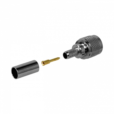 VM2C Conector UHF-Macho Pequeño RG58 LMR195 para Crimpar