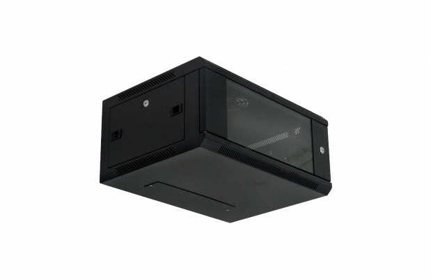 RK04-4L LINKMADE Laterales-Remov 4U 45cm-Fondo Rack Pared Mural Negro