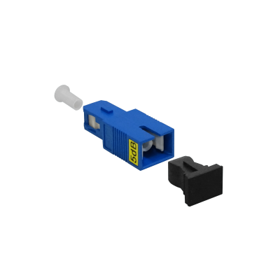 ATSC-5 5dB SM SC/UPC Atenuador SC-Macho/SC-Hembra Monomodo