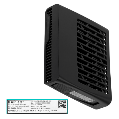 HAP-AX2 MIKROTIK Punto de acceso router con 5 puertos Gigabit PoE-in/out, WiFi AX1800 doble banda 2,4GHz/5GHz, antenas 4dBi y licencia Level4 C52iG-5HaxD2HaxD-TC