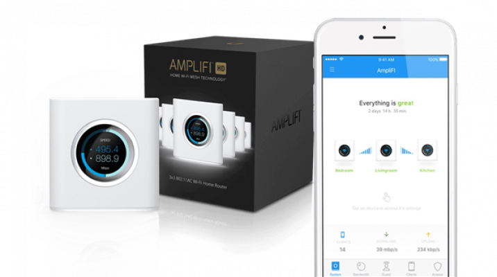 AFI-R AmpliFi Individual 5-1000 USB Enrutador-HD Malla AC1300 N450 1750mbps 26dBm