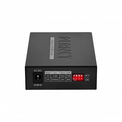 VC-231GF PLANET 1-SFP-1000 1-RJ11 Fibra Sobre VDSL2 1,4km CO/CPE 4-DIP incl-5V
