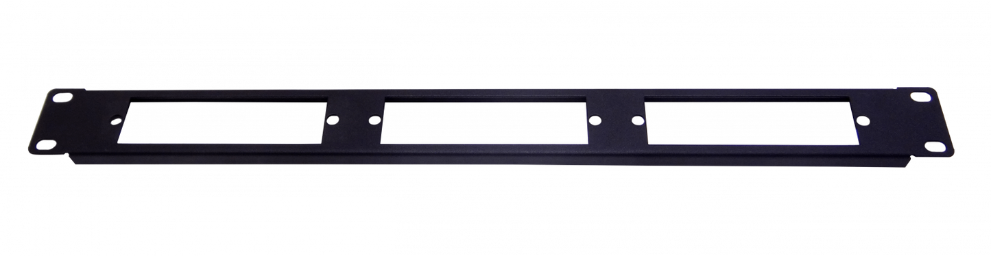 1U-3P Panel Placa 1U Rack para 3 Módulos 130mm CL/TF/KEY/MPO/CASETE