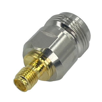 SHNH Adaptador de Unión Coaxial Hembra-N a Hembra-SMA