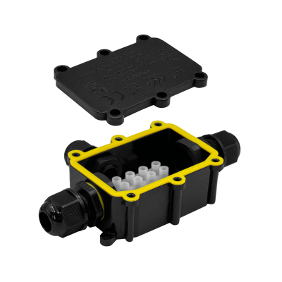 REG368 DEENLAI Caja Empalme 1a2 1xPG9 2xPG18.5 IP68 Exterior Regleta-4 FSH713