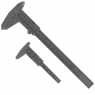 PIE-METRO 2 Piezas Calibrador Vernier 180mm/7 Pulgadas + 80mm/3 Pulgadas