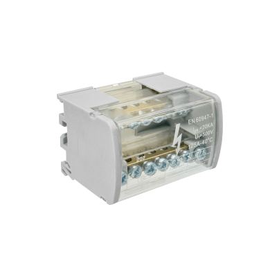 REPA-7 Repartidor Bipolar de 2x7 Polos, 125A, 40ºC, 500V, para Conductores de 1,5 a 25mm2