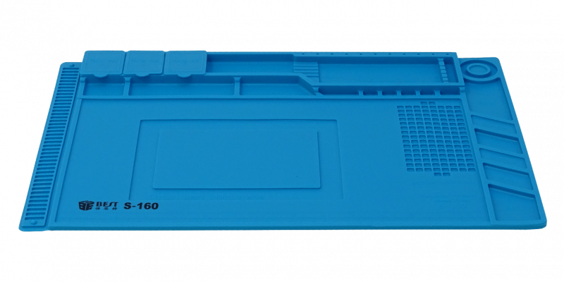 SOLDER-MAT BEST Tapete Anti-estático Silicona 30x45cm Soporta-calor-500ºC S-160