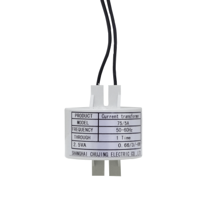CT5-075 75A/5A Clase-1.0 1,0 Diámetros 23mm-interno 50mm-externo Cable-Una vuelta
