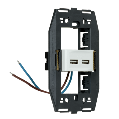 KEP-5 KALOP Módulo 2xUSB-AH 5V 2A 10W 100-240VAC necesita-Bastidor KS40490
