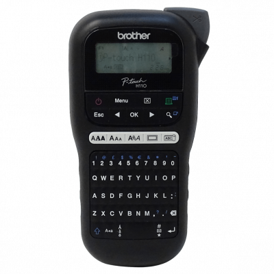 PT-H110BK BROTHER Negra QWERTY Impresora de Etiquetas TZe/3,5-12mm necesita/6-AAA