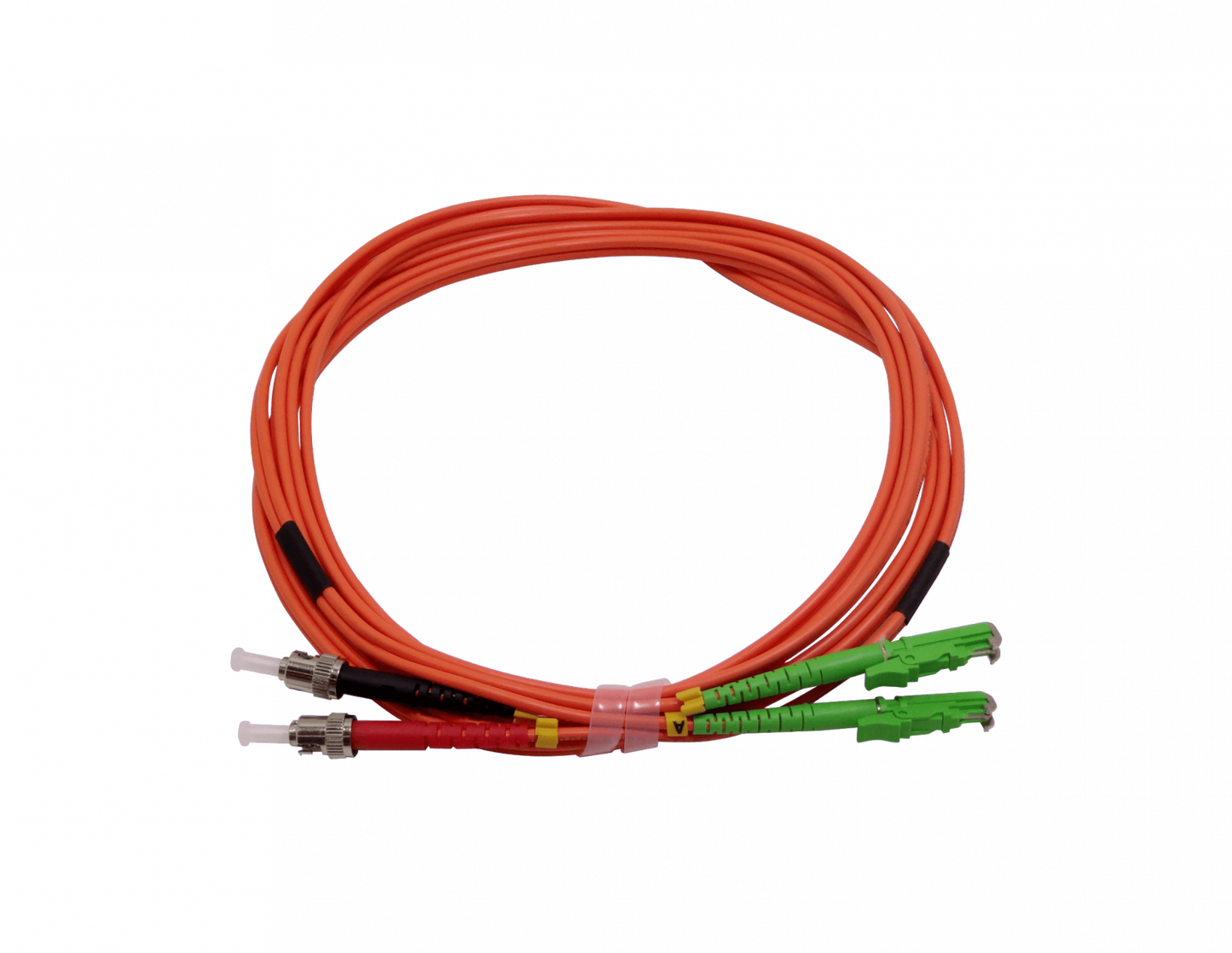 JFMDT3. 3mt E2000/APC-ST/UPC OM1 MultiModo MM Duplex Jumper Fibra 62.5/125um