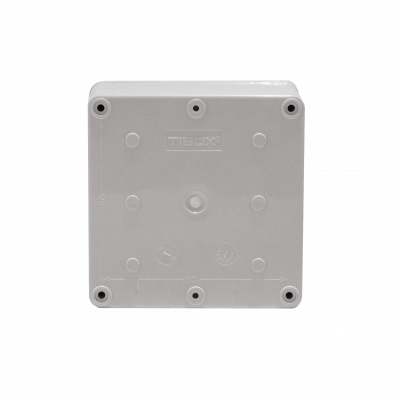TJ-AG-1212 TIBOX 125x125x100mm Cubierta Gris Caja Gris Plástica IP66 RoHS