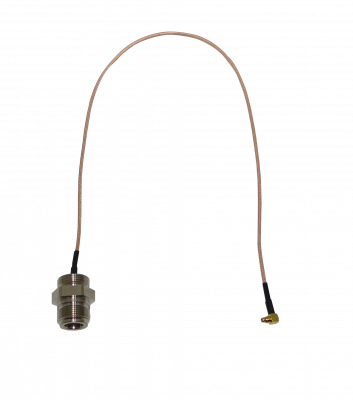OEMMMCX Cable adaptador de 32cm Pigtail con conector MMCX-Macho a N-Hembra, no compatible con CA411/433