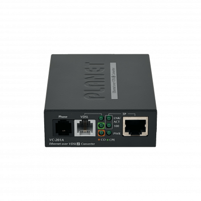 VC-201A PLANET Extensor Ethernet sobre VDSL de 1,5km, configuración Maestro/Esclavo, necesita par