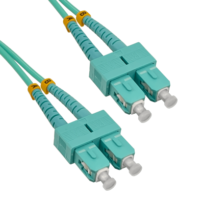 JF3CC5 5m SC-SC OM3 Multimodo MM Dúplex Latiguillo de Fibra 3.0mm 50/125µm LSZH