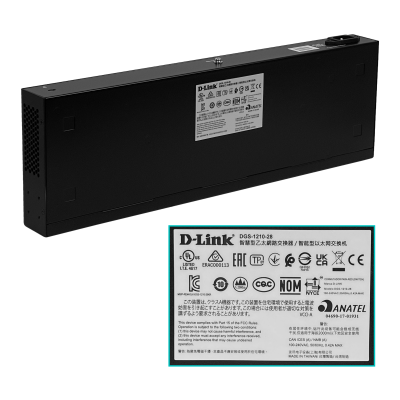 DGS-1210-28 D-LINK 24-1000 4-SFP Switch Smart Rack Fuente-Interna