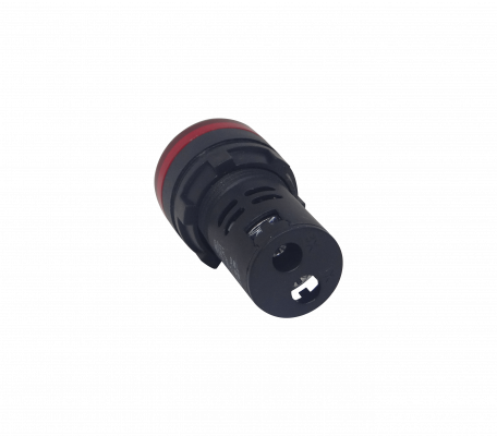 PILOTO-LED-R Rojo Luz Piloto LED 220VAC 20mm-diametro 28mm-cabeza 51mm-altura