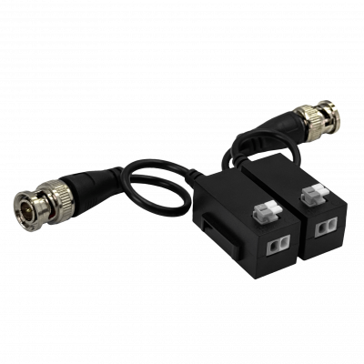 BALUN-HD DAHUA 2MP Video Balun 1-Par Pin-Push CAT5E/6 Pasivo CCTV BNC-Macho