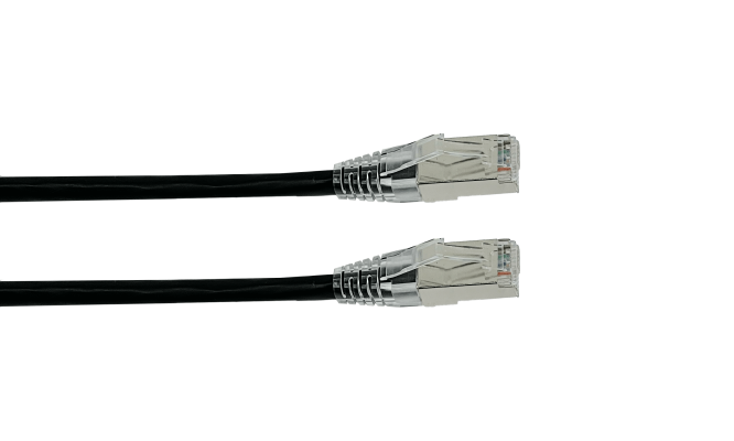 CPX6-01 LINKMADE Prolongador 1mt Cat6 SF/UTP Negro Cable Intemperie Flexible