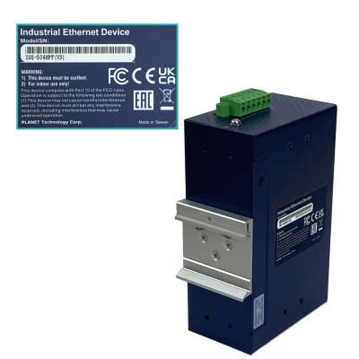 IGS-504HPT PLANET Conmutador 5 Puertos 1000Mbps 4-PoE+120W-Total Carril DIN Industrial 50mm requerido/12-56V
